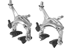 SENQI Road Bicycle Brake Fixed Gear Bike Brake Front and Rear Caliper Brake, Bicycle Parts Aluminum Alloy C Bakes 47-57mm Bike Parts(1 Pair)