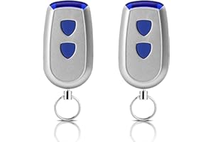 PUISENO 2 Stück Ersatz für Normstahl handsender, Fernbedienung 433,92MHz 2 Kanäle, Kompatibel mit Normstahl Crawford EA433 2KS, EA433 4KS, T433-4, RCU 433-2, RCU 433-4, EA433 2KM Micro