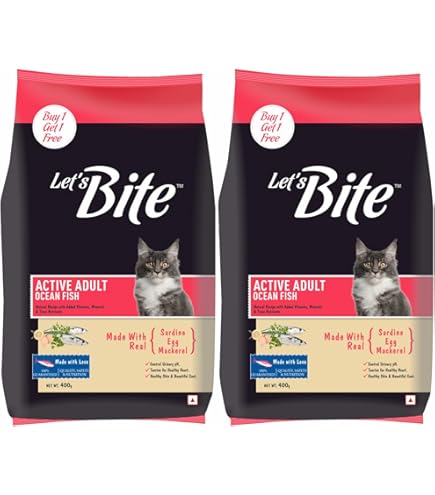 Let's Bite Active Persian Dry Adult Cat Food, 400g (Buy 1 Get 1