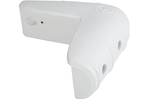 attwood 93531-1 Softside Defensa de Muelle de Esquina Marina Resistente a los Rayos UV, Color Blanco, 30,48 x 30,48 cm