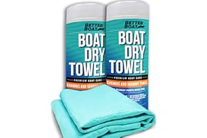 BETTER BOAT Toallas súper absorbentes de secado de gamuza sintética suave toalla de enfriamiento de barco toalla de gamuza para secado de coche, toalla de coche de grado marino, suministros de limpieza, toalla de