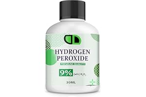 DD1 Food Grade Hydrogen Peroxide 9% (H2O2) VARIOUS SIZES CAP/SPRAY (30ML CAP)