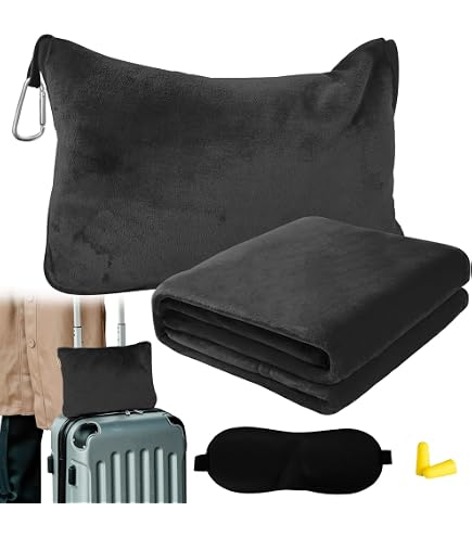 Altera La Vita Couverture De Voyage Polaire – Douce, Chaude Et Ultra-Compressible 150x130 Cm
