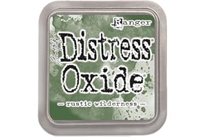 Iris Ohyama Ranger Distress Oxide Ink Pad November Color, Wilderness Rustico, 3 x 3 inches