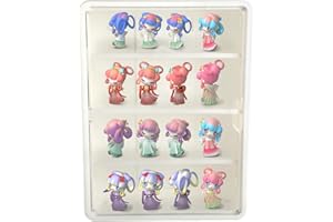 LAUVIOMIFY Wandvitrine Hängend mit Magnettür - 4-Schicht Sammlervitrine Acryl 40x9.5x30 cm - Glasvitrine Vitrine Hängend Staubdicht - Vitrinen Display Case für Pop Figuren, Auto Modelle, Anime Figuren