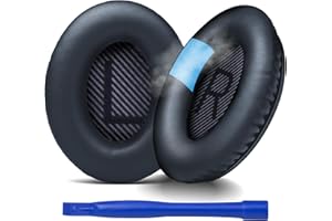 LUOJINYI Zamienne nauszniki do słuchawek Bose, profesjonalne nauszniki, kompatybilne z Bose QuietComfort 35/35 ii / QC15 / QC2 / 45/25 / AE2i / AE2w / AE2 / Sound Link/Sound True (ciemnoniebieskie)