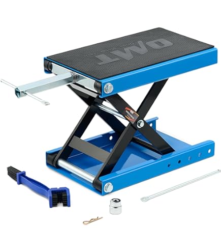 SHZICMY Motorradheber 500kg - Höhenverstellbarer Scherenwagenheber 93-350mm