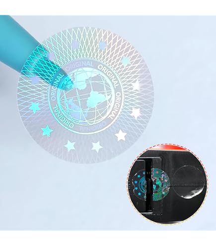 Lot De 100 étiquettes De Garantie Inviolables - 10x50 Mm, Hologramme Or, Numéros De Série Uniques, Pour électronique Et Matériel