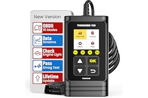 THINKCAR OBD100 OBD2 Code Reader, Universal Car OBD2 Scanner Engine Fault Reader OBD2/EOBD with Full OBDII Functions Car Diagnostic Tool for O2 Sensor/EVAP System/Smog Test
