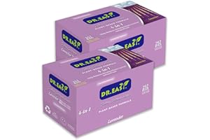 DR. EASY DR.EASY Trocknertücher Lavendel Pflanzliche Formel 504 Ct Weichspüler Blätter für Wäsche Lavendel Ätherisches Öl duftend Keine künstlichen Düfte