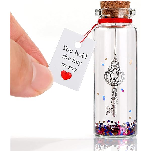Cadeau Message Dans Une Bouteille - 25 Capsules à Messages - Idée Cadeau Saint-Valentin, Anniversaire