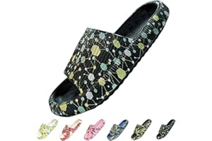 Sumvov Cozyslides Original Damen Schlappen 100% EVA Super Weich Rutschfest Badeschuhe Cozislides Original Hausschuhe Damen