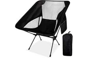 WUSUPU Silla de Camping Plegable,Silla Plegable Camping,Portátil Silla Campings Plegable Ligera con Bolsa de Almacenamiento portátil,Ligera para Jardín,Playa,Pesca,Campings,Viajes,Senderismo