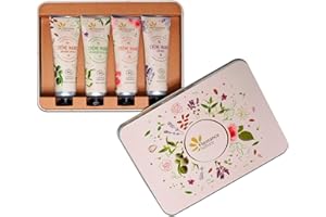 Fleurance Nature- Coffret crèmes Mains Instant Douceur certifié Bio Cosmos Ecocert- 4x 30ml- Rose-Lavande-Amande Douce- Verveine Tropicale- coffret cadeau femme- coffret beauté femme Bio-24603