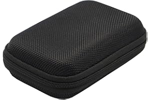 TULA MICS Tula Fabric Case Black Custodia protettiva per Tula Mic, accessori (custodia su misura, inclusa tasca in rete per cavi e adattatori, esterno rigido per una forte protezione, in tessuto di nylon), Nero