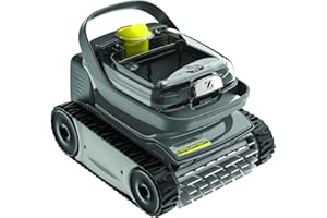 ZODIAC Pixel OP 32 Robot Piscine sans Fil, nettoie Fond et parois des piscines jusqu'à 8x4m. Batterie Lithium, Cycle 2h, Filtration Fine, brossage, et Capot Transparent