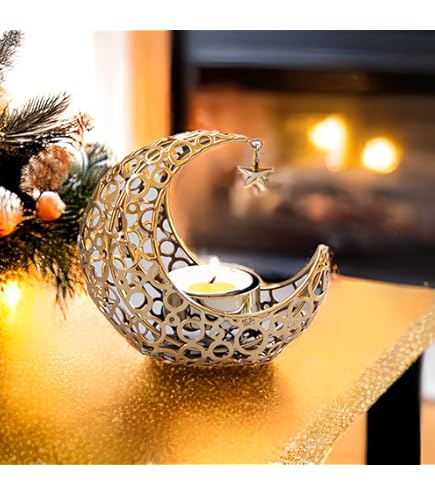 Galeara Teelichthalter Schwarz - Moderner Kerzenständer 18cm