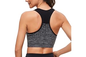 Sykooria Sujetador Deportivo Mujer Sujetador Inalámbrico con Almohadillas Extraíbles para Yoga, Fitness, Corriendo