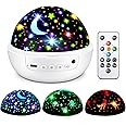 Sensory Lights,93 Lighting Mode Star Projector,Dimmable+Timer Baby Night Light Kids Night Light Projector for Bedroom,360° Rotate Baby Sensory Toys for Babies,Remote Baby Girl Gifts Newborn Toys Gift