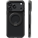 URUCHI GM Air iPhone 18 Pro Max / 17 Pro Max ile Uyumlu 360 D&ouml;nen Standlı Manyetik Kılıf, Airbag K&ouml;şe Koruma, Yumuşak Silikon