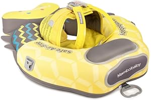 ‎HECCEI HECCEI Schwimmring Baby, Mambobaby Nicht Aufblasbarer Schwimmhilfe, Hautfreundlicher Schwimmreifen Baby Perfekte Schwimmtrainer Swim Float für Kinder 3-24 Monate