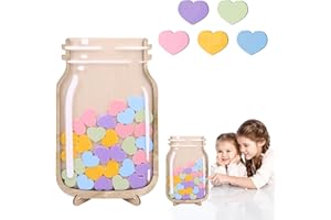 SPERMUOY Belohnungsglas Kinder,Sterne Belohnungsglas Belohnungssystem lehrerbedarf,Belohnungstafel Kinder Belohnungsglas für Jungen- und Mädchenkindergärten