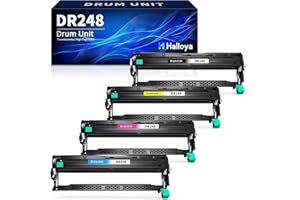 Halloya DR248 DR-248CL Tambour Compatible pour Brother DR248CL DR 248CL DR248 Tambour pour Brother DCP-L3560CDW MFC-L8390CDW DCP-L3560CDW L3520CDW MFC-L3760CDW L3740CDWE L3740CDW, 4 Pack