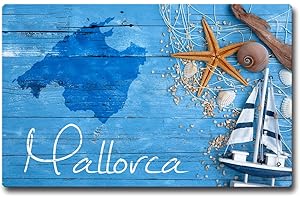 ‎TRIOSK TRIOSK Kühlschrankmagnet stark Insel Mallorca Magnet Spanien Geschenk Souvenir Mediterran für Kühlschrank Reiselustige Weltenbummler