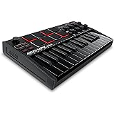 Akai Professional MPK Mini MK3 USB MIDI Keyboard Controller, 25 Mini Keys, 8 Backlit Drum Pads, 8 Buttons and Music