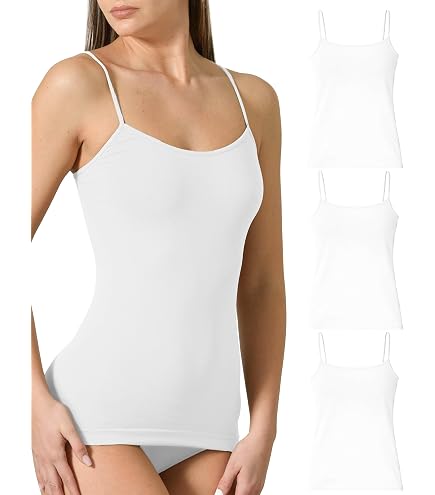 RAGNO Set 3 Pezzi Canotta Donna Spalla Stretta Art 07455E Cotone