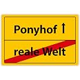 1art1 Spaß Ponyhof Fußmatte 60x40 Cm – Rutschfeste, Waschbare Dekomatte Für Den Innenbereich Mit Niedlichem Design