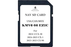 Navigation SD Card KMV666EZ1C for Select Mazda, in-Dash GPS Map | for CX-5 2024-2025, CX-90 2023-2025, CX-30/3 2024; offline USA/CAN/MEX maps; HUD/cluster support if equipped; plug & play