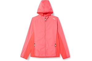 CMP Unisex Kinder Leichte Softshelljacke für Kinder mit Fester Kapuze Jacke Kokon-Mantel