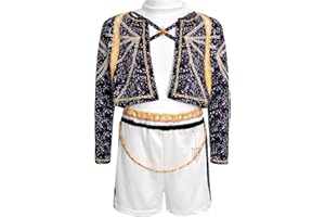 Yigoo Koreanpop Demon Kostüm Kinder, Hunter Cosplay Costume Outfit Mädchen, Anime Jäger Popsänger Idol Bühnenuniform Verkleidung für Karneval Halloween Party