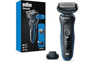 Braun Series 5 Rasierer Herren mit EasyClick Aufsatz, Elektrorasierer & Präzisionstrimmer, EasyClean, Wet & Dry, wiederauflad