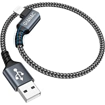 IPhone Lightning Spiralkabel Mit Drehkopf – 90° & 360° Drehbar, MFI, CarPlay, 2,4A Schnellladung