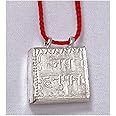Sahiba Gems Solid Silver Tabiz for Women Men & Childrens (square shape) Jai Hanuman Locket