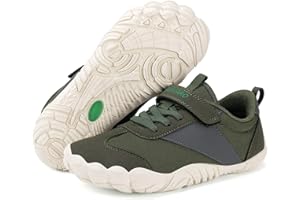 SAGUARO Zapatillas Barefoot Niños Niña Sneakers Minimalista Suaves y Ligeras con Puntera Ancha, Gr.25-36