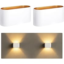 MAYTONI Rond Wandleuchte – Zylindrisches Design, Matt Gold, GU9 Fassung | Für Wohnzimmer, Schlafzimmer & Flur