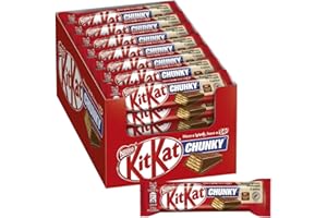 GENERIC Nestlè KitKat Chunky Doppio Wafer Ricoperto di Cioccolato al latte 36 Snack da 40 grammi - CoCoCiok