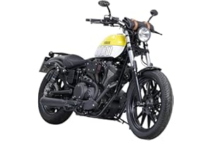 ‎FALCON CUSTOM PARTS Auspuff kompatibel mit YAMAHA XV950 2013-2016 VN03 FALCON Double Groove Slip on Ersatzdämpfer Slip on E