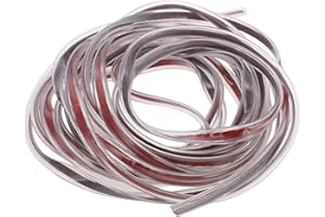 INFINAUTO Universal Car Door Edge Guards, Exterior 9.84ft U-Shaped Door Scratch Protection Guard PVC Clear, 1 Pc