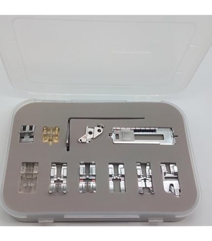 Set Di Piedi Con Cerniera Destra Stretta Per PFAFF 145 335 545 - Foto 7