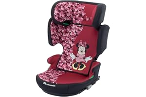Bebeconfort Disney Hera i-Fix​, Kindersitz, 3,5–12 Jahre (100–150 cm), Kindersitz Miss Minnie, Klappbarer Kindersitz, Leicht (4,4 kg), 14 Kopfstützenpositionen, Fun Minnie