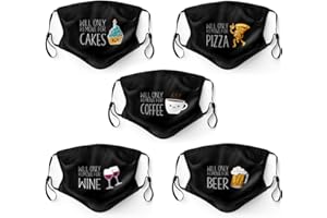 Primicity Funny Face Masks for Adults (5 pack + 20 Filters) Reusable/Adjustable/Washable Funny masks - UK Seller