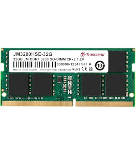 Crucial 32GB DDR4-3200 CL22 SODIMM Laptop Internal Memory : Amazon
