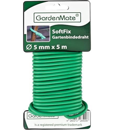 Sunflower Legatura Per Alberi 4 Metri (2 Pezzi) - Fascette Elastiche Multicolore Per Fissaggio Piante - Antistrappo E Traspirante - 3