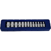 US Pro 13 X 1/4 Zoll Dr. Flache Stecknüsse, Metrisch, 6-Punkt-Stecknuss, CRV, 4 Mm – 14 Mm, 2077