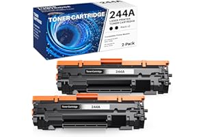 COLORFLY 44A CF244A Cartouches de Toner compatibles pour HP CF244A 44A pour HP Laserjet Pro M15w M15a Laserjet Pro MFP M28w MFP M28a (Noir, 2-Pack)