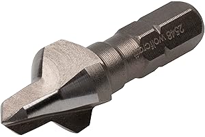Wolfcraft Ws 2548000 Pogłębiacz, Srebrny, 12 mm